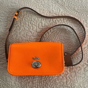 Orange Coach Crossbody